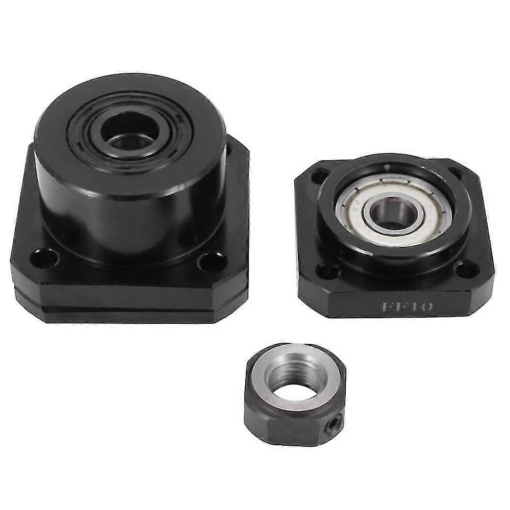 1 Pcs Fk10 Fixed Side +1 Pcs Ff10 Floated Side For Sfu1204 Crew Ball Screw 1204 Fk/ff10 End Su