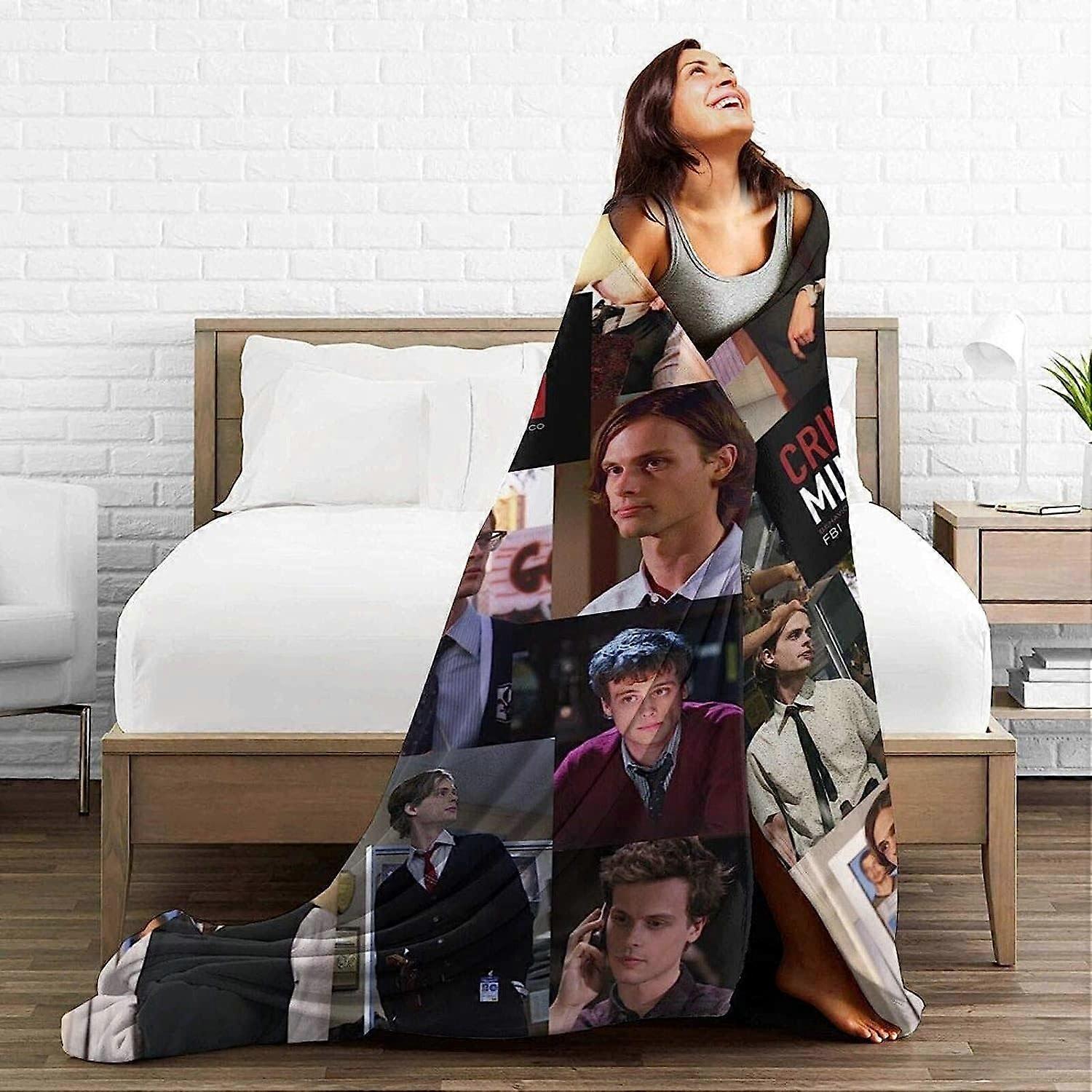 Matthew Gray Gubler Blanket Criminal Minds Throw Blanket for