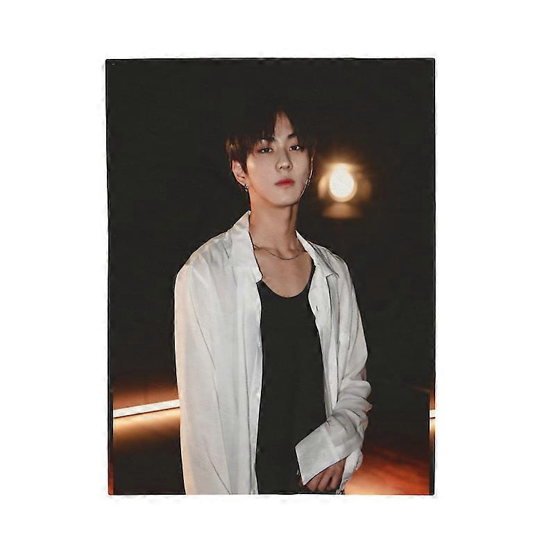 Enhypen Jungwon Weverse بطانية الصور ، Enhypen Jungwon Kpop Merch ، هدية ل Enhypen Jungwon مروحة Engene ، أفكار هدية مروحة Kpop - WVNY361