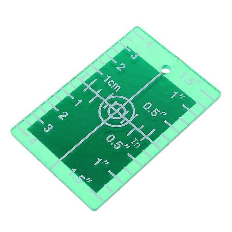 Laser Target Card Plate inch/for cm for Green and Red Laser Level Target Plate