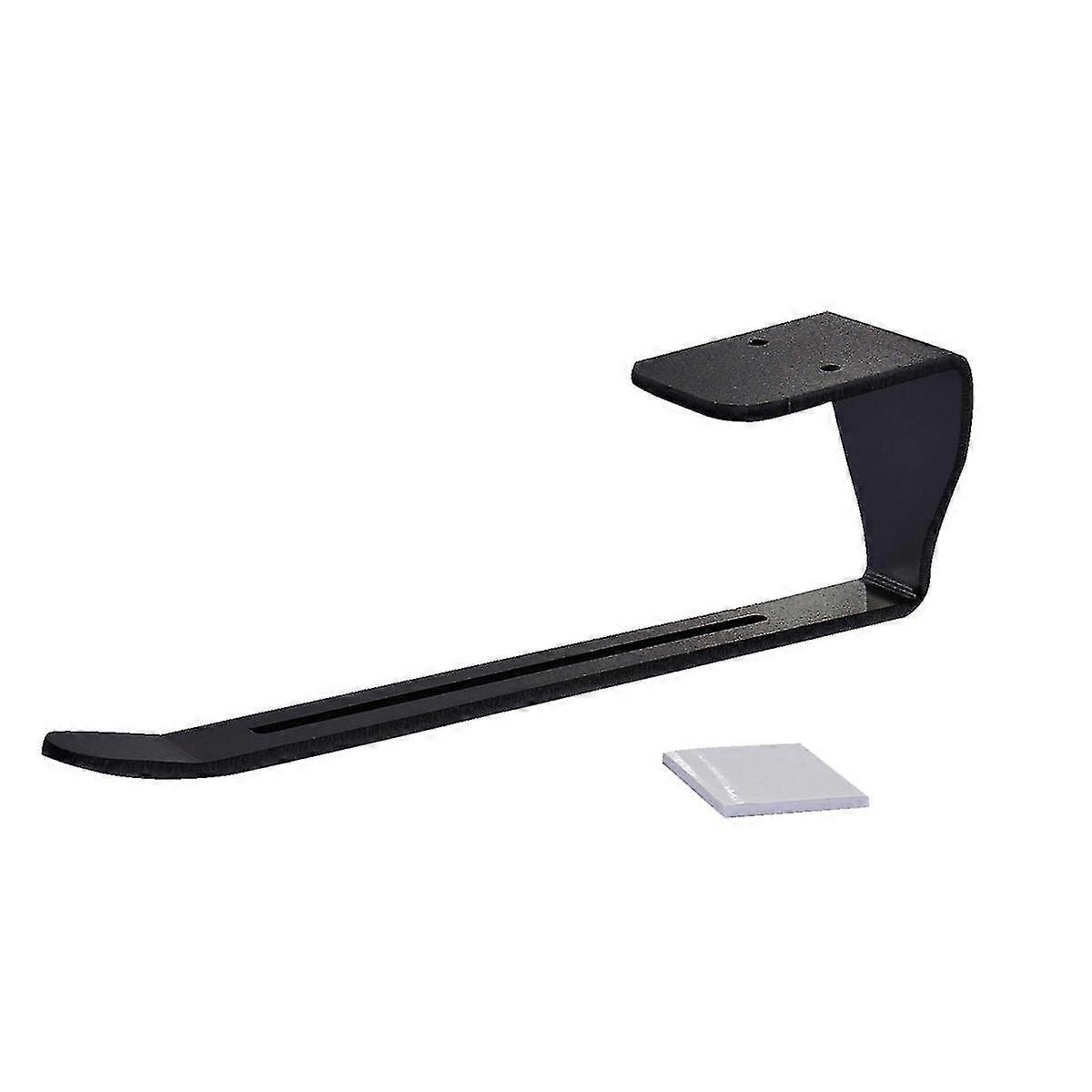 Tumbler Lid Organizer - Self-Adhesive Under-Cabinet Mount, Space-Saving Design, Holds Multiple Lids, Clutter Black