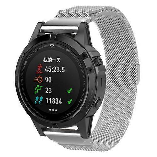 适用于 Garmin Fenix 7S Milanese 手表带