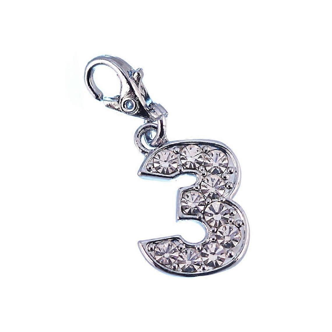 Charms Et Perles  So Charm   - CH0006 - Charm Chiffre 3