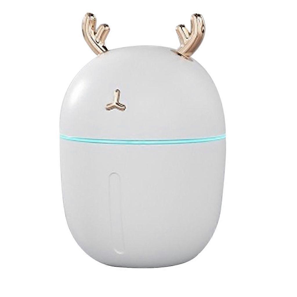 300ml for Nano Spray Mini Humidifier Antlers Quiet USB LED Air Diffuser Mist Mak