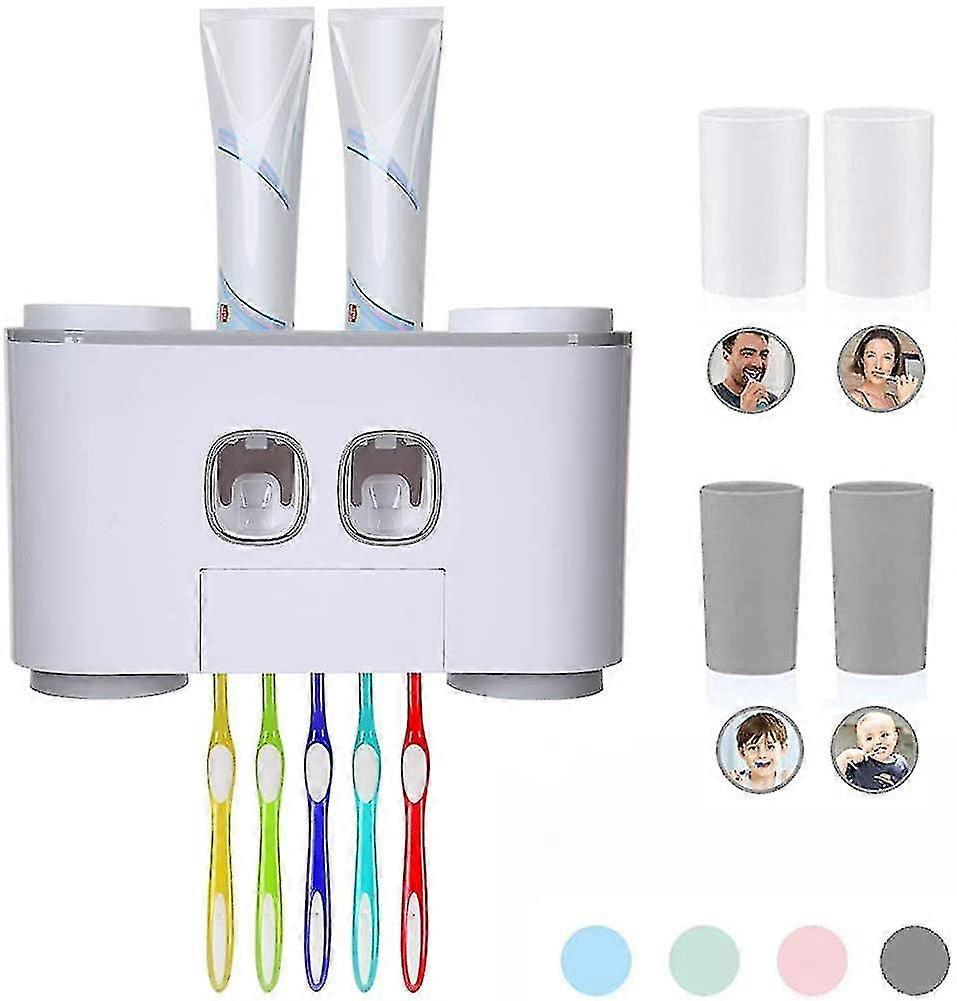 Automatic Toothpaste Dispenser And Toothbrush Set, Toothpaste Press