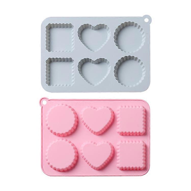 2pcs Silicone Chocolate Mould Cake Muffin