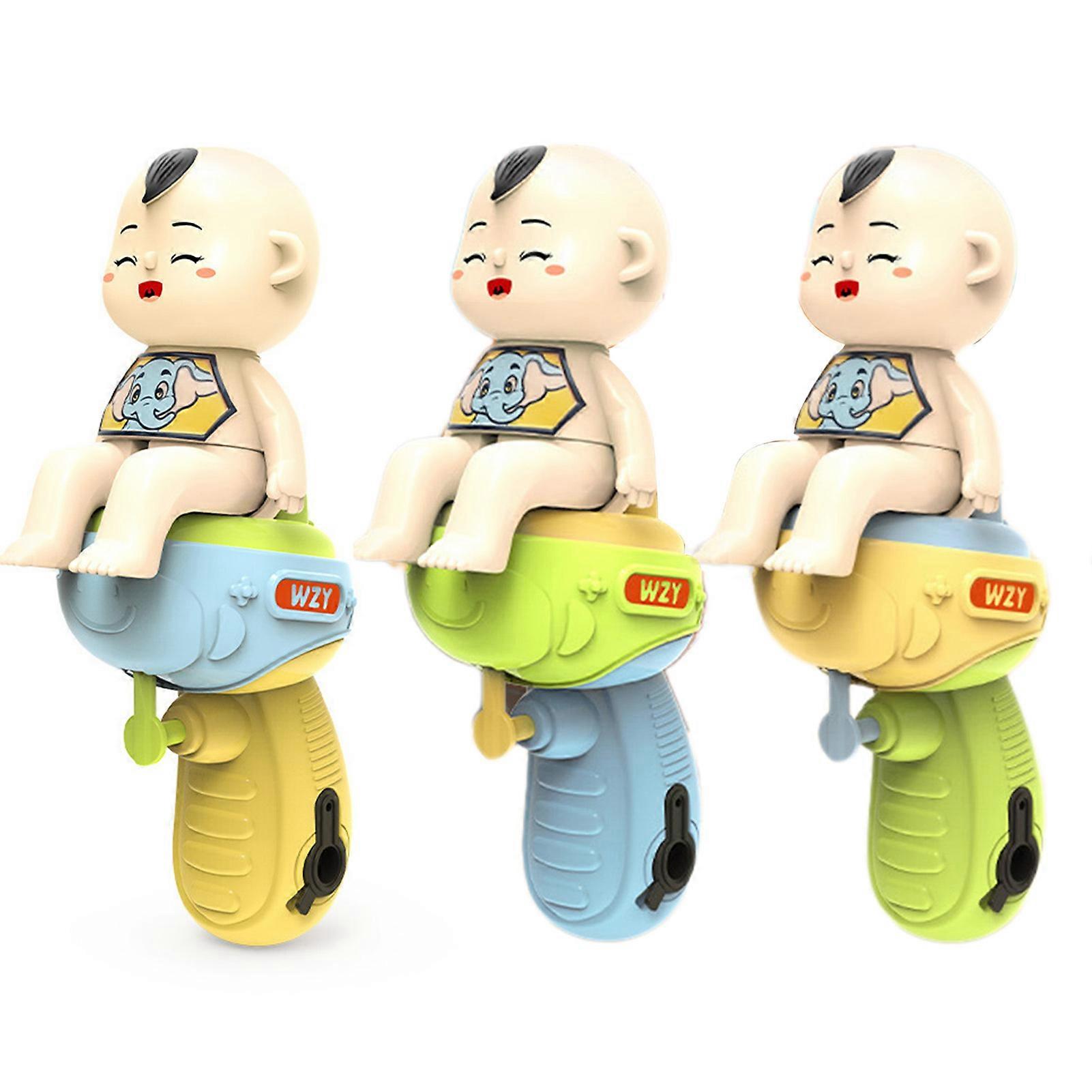 Water Toy Interactive Baby Toilet Shape Squirt Toy Funny Summer Educational Water Play Toy for Children