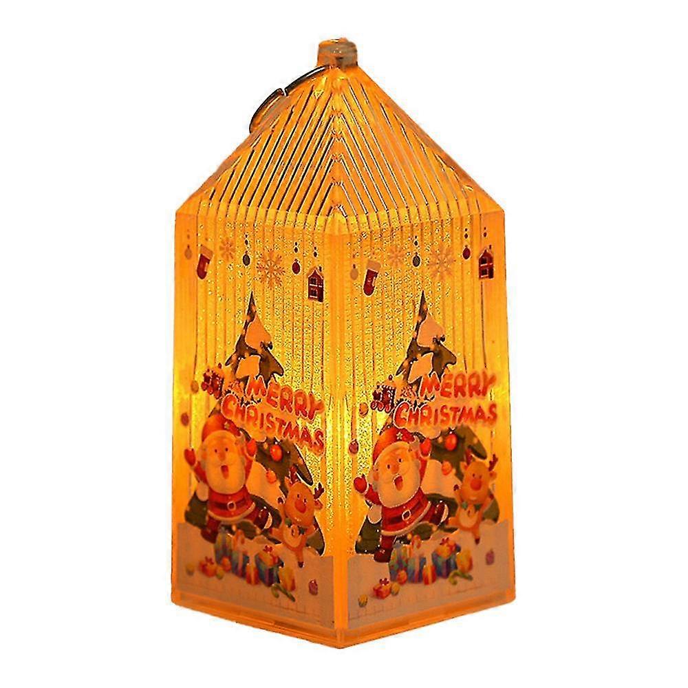 Christmas Led Lantern Light, Small Portable Flameless Lantern