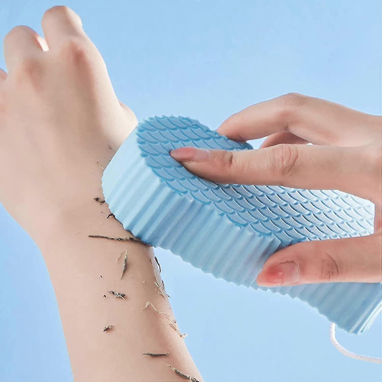 Éponge de bain exfoliante super douce, éponge de bain pour bébé 3d, éponge de douche de nettoyage de peau morte