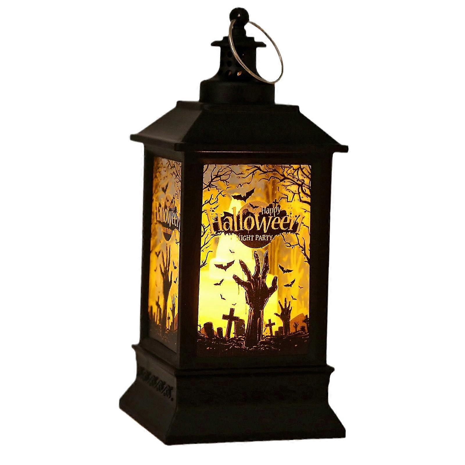 Kids Handheld Pumpkin Lamp Hanging Night Lamp for Centerpieces Tabletop Home Ghost Hand