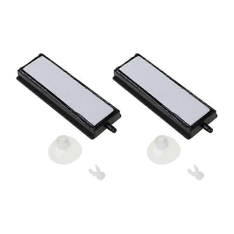 2 Pcs Aquarium Nano Aeration Air Stone Bar Micro Bubble Diffuser For Fish Tank