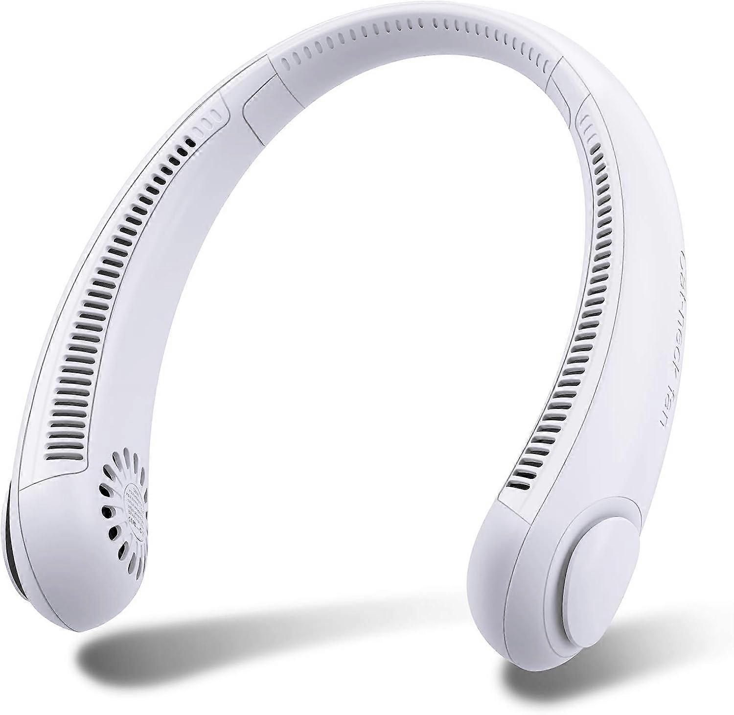 Lehdetön riippuva kaulatuuletin - valkoinen 2kotitaloustuotteet