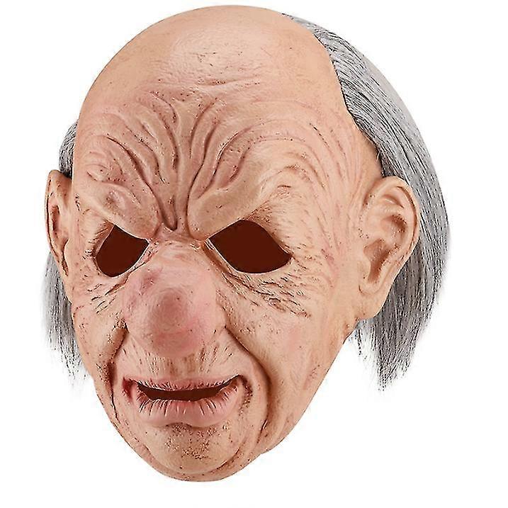 Geef je feesten een extra dimensie met de unieke masker van een kale oude man voor elke gelegenheid