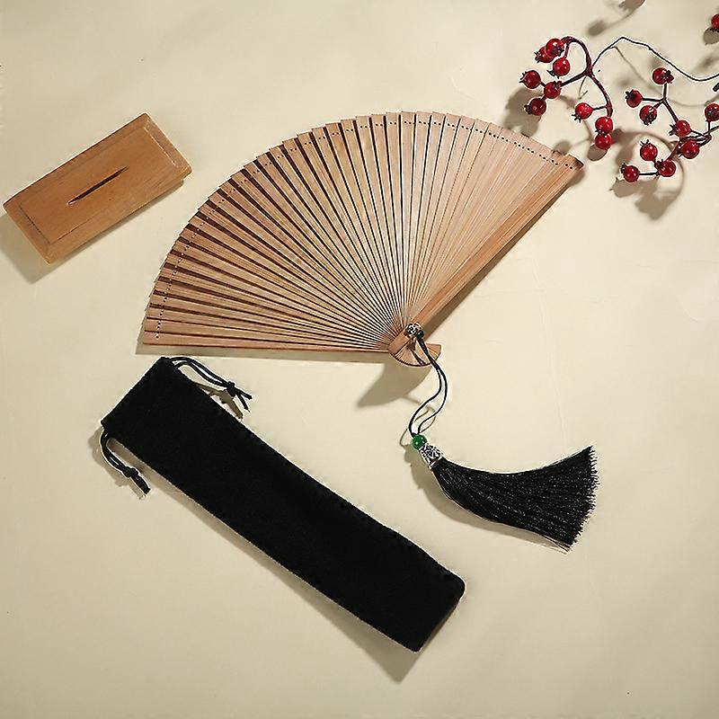 Kleine hand gehouden bamboe fan party vouwen Chinese stijl dans bruiloft dans prop
