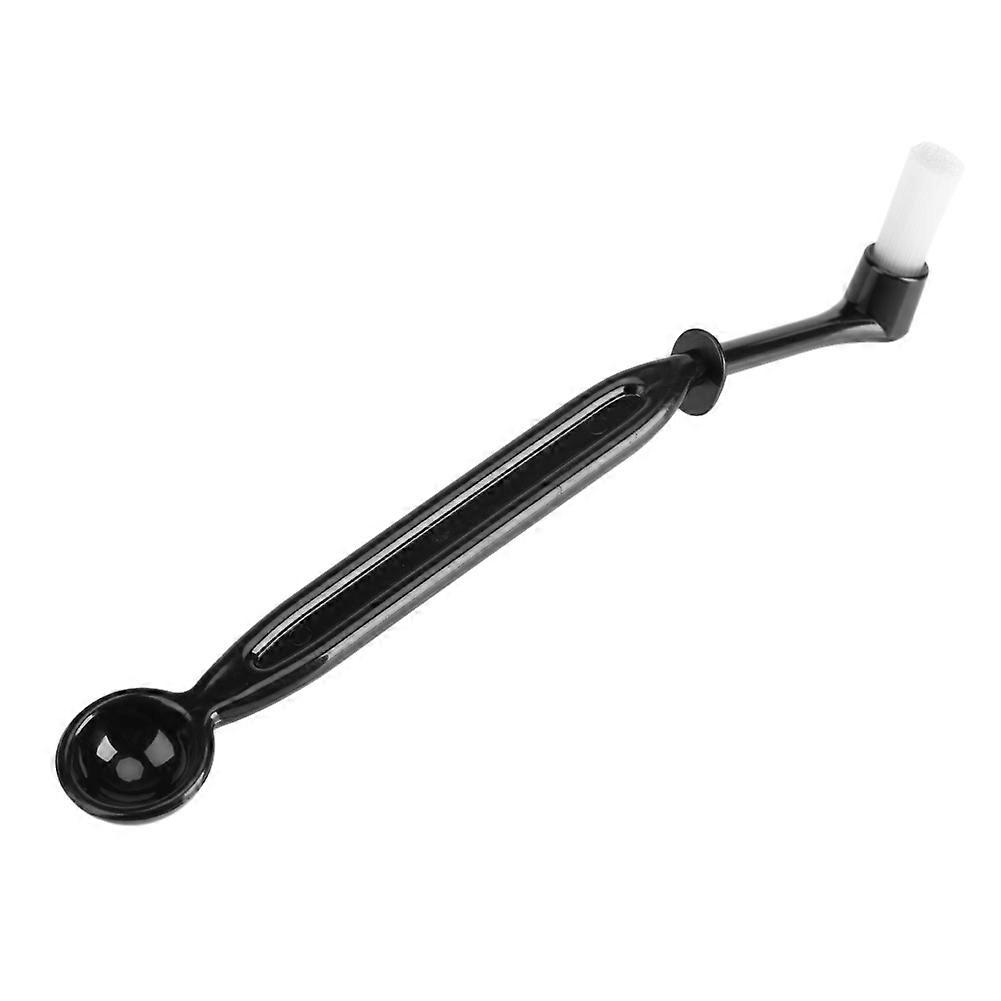 Dual Use Nylon Espress Coffee Machine Cleaning Brush Spoon Machine Group Head Kitchen