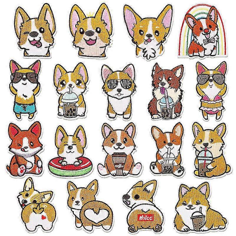 Cartoon Sticked Cloth Patch Set (Stil 1)