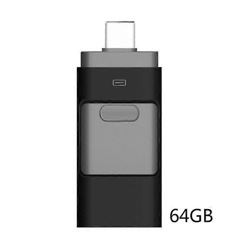 Portable 16GB/32GB/64GB High Speed 3-in-1 USB Flash Drive Encryption