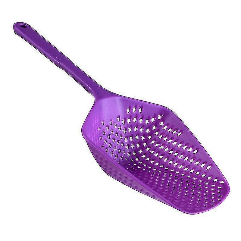 Dewenwils 1pc Vegetable Cooking Spatula Strainer Spoon Colander Kitchen Accessory (purple) PXCL