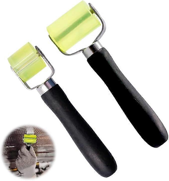 Pressure roller, 2 pcs pressure roller, tool, rubber pressure roller, rubber seam roller heat resistant for randomizing and for welding