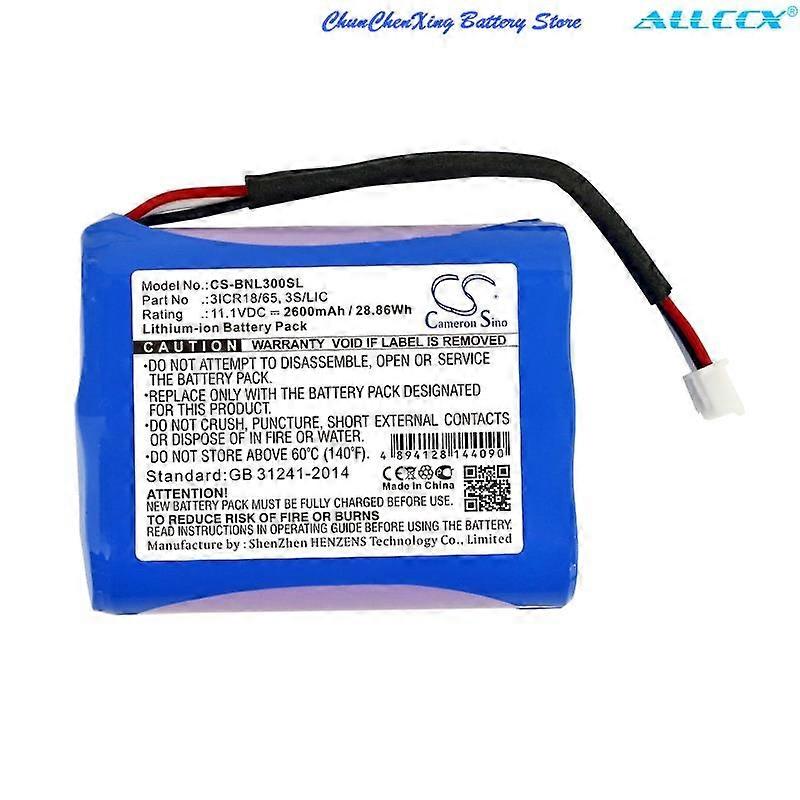 2600mAh/3400mAh Battery 3ICR18/65,3S/LIC for Bang&Olufsen BeoPlay A3