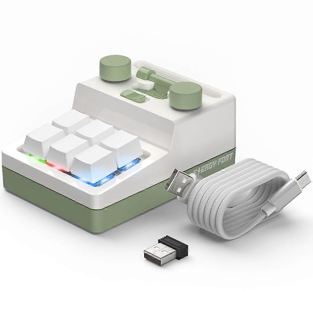 6 Keys Mini Macro Keypad Custom Programming Keyboard Gaming Mechanical Keypad