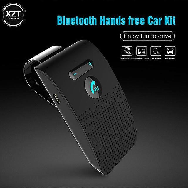 Sun visor Bluetooth 5.0 Handsfree Speaker Audio Kit Wireless Music Adapter Loudspeaker Support Siri Voice Control for IPhone