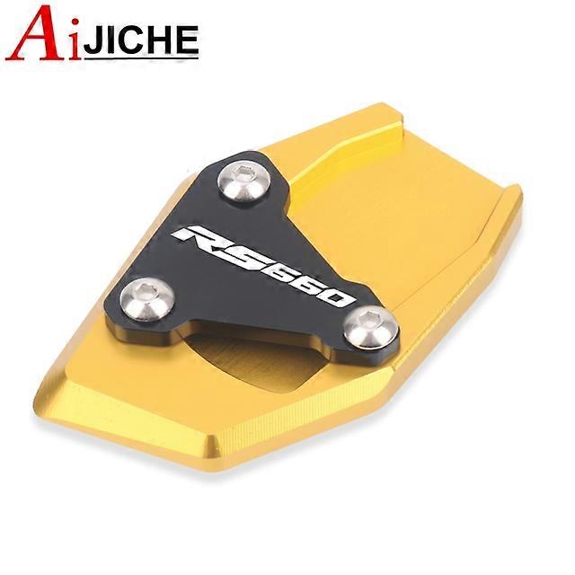 Motorcycle CNC Aluminum Kickstand Foot Side Stand Extension Pad Support Plate For Aprilia RS660 RS 660 20202023