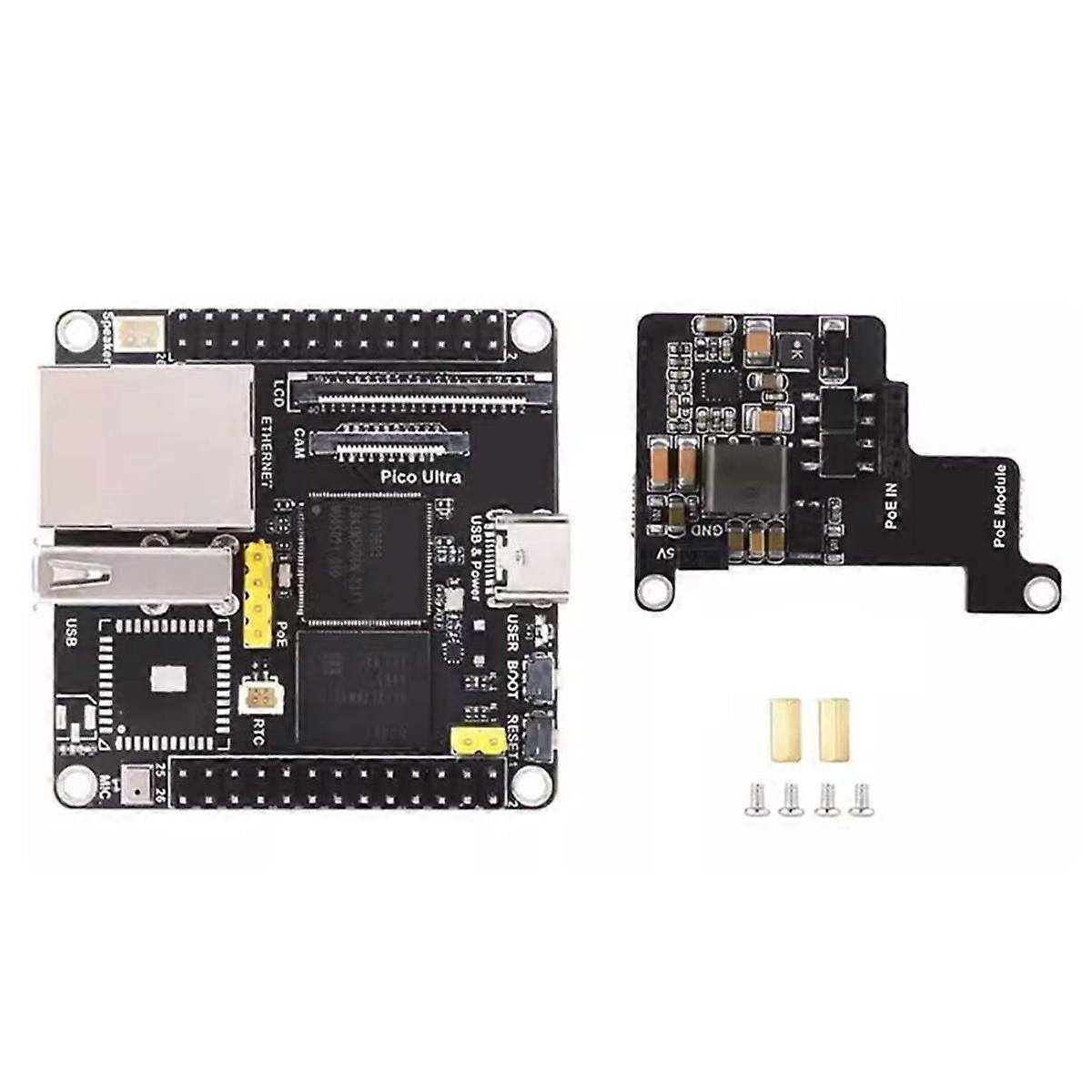 Pico Ultra PoEキット開発ボードRV1106 RISC-V Linux 8GB EMMCはPoEイーサネット電源をサポートします