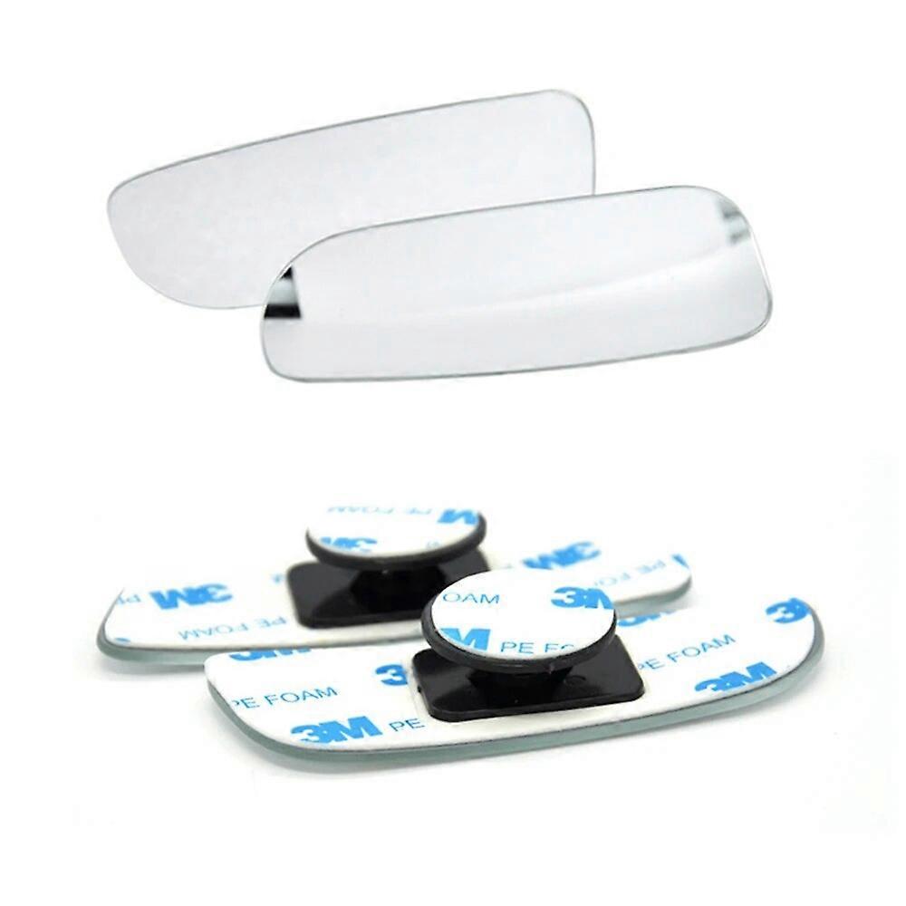Clear Car Rear View Mirror 360 Rotating Adjustable Fixable Convex Blind Spot Mirror Parking Auto Motorcycle 2pcsMotor Vehicle Mirrors