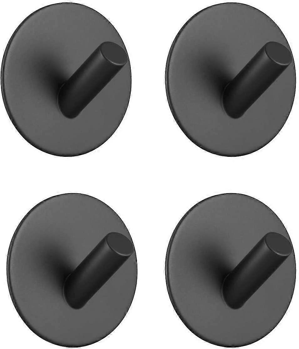 4-pack Max 8 Kg Circle Bathrobe Hooks Wall Hooks Stainless Steel