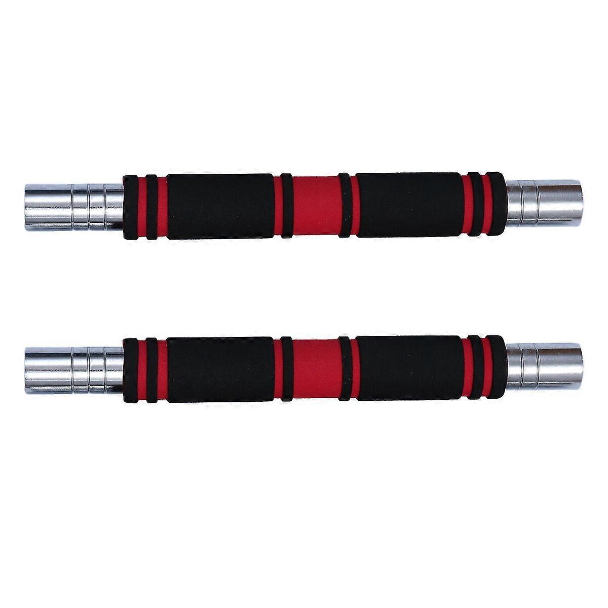 2pcs Dumbbell Connecting Rod Durable Dumbbell Connector with Spanner and Bolt