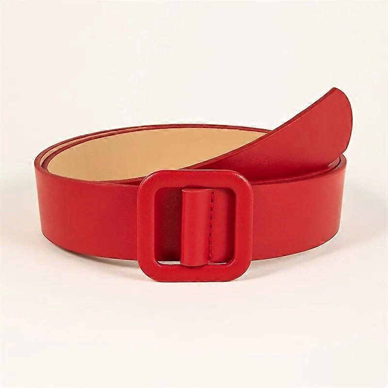 חגורות פו צהובות מזדמנים לנשים מותג מעצב יוקרה 2022 אופנה מוצקה חגורת y2k חגורה דקורטיבי נקבה הרג'וקו חגורת מותן קוריאנית