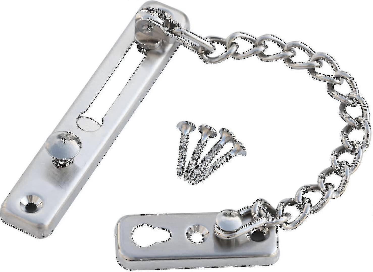 Silver Chain Sliding Security Lock