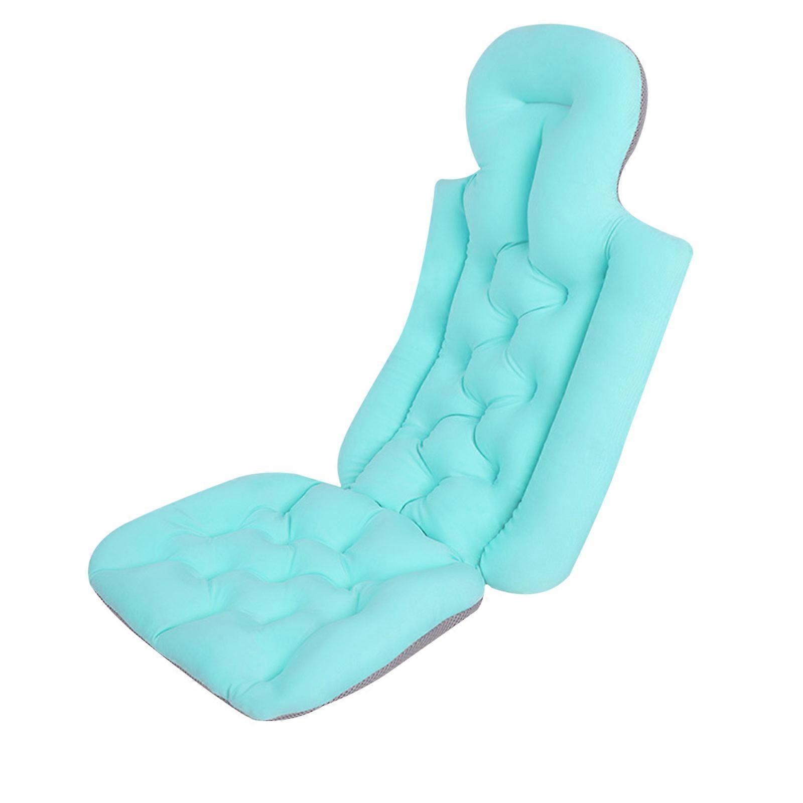 Full Body Bath Pillow,Spa Pillow with Back and Headrest Cushion,Spa Ergonomic Bathtub Pillow for Head Neck Shoulder and Back Support