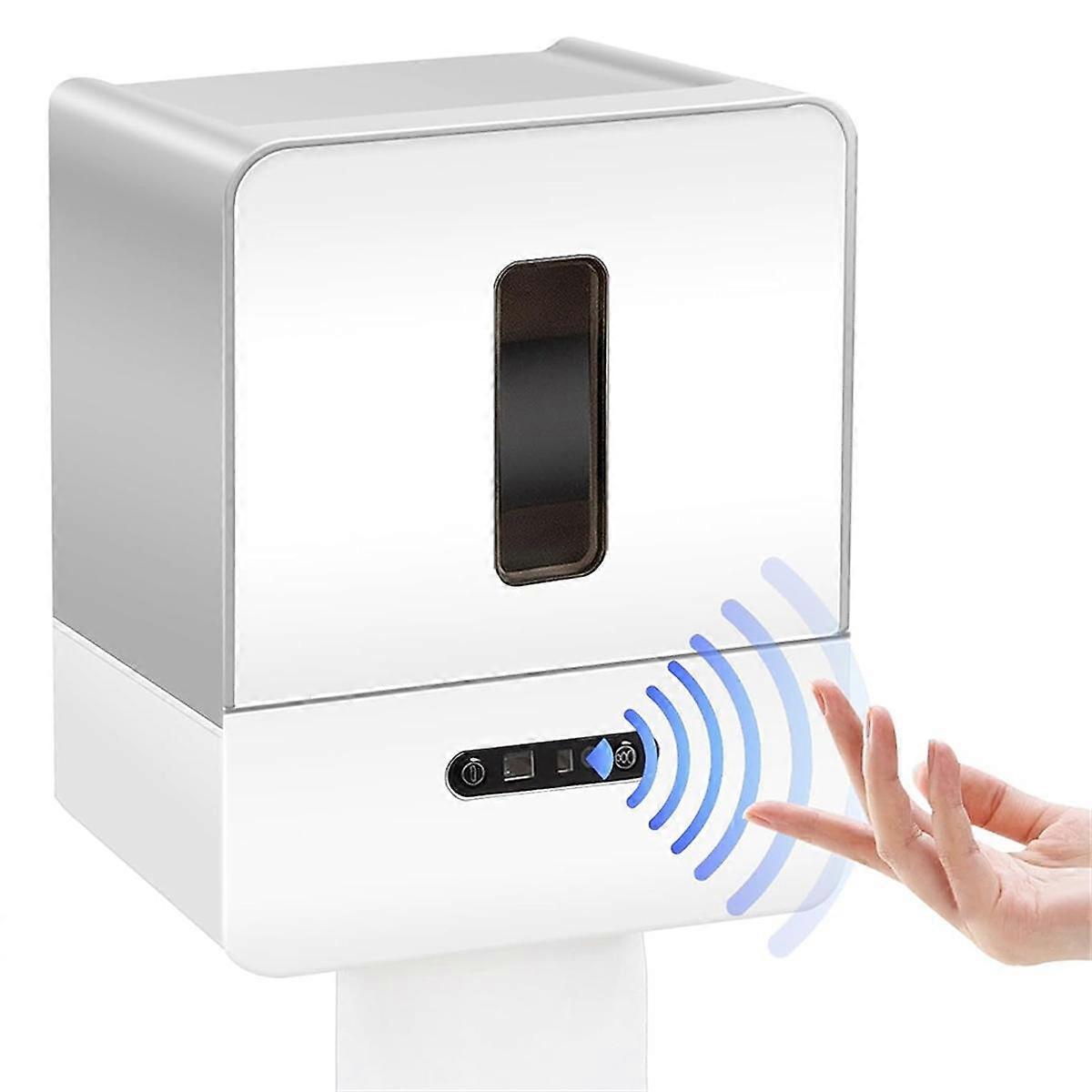 Distributeur de papier toilette intelligent sans contact,Distributeur d’essuie-tout électronique Senor, avec veilleuse,Chargement USB