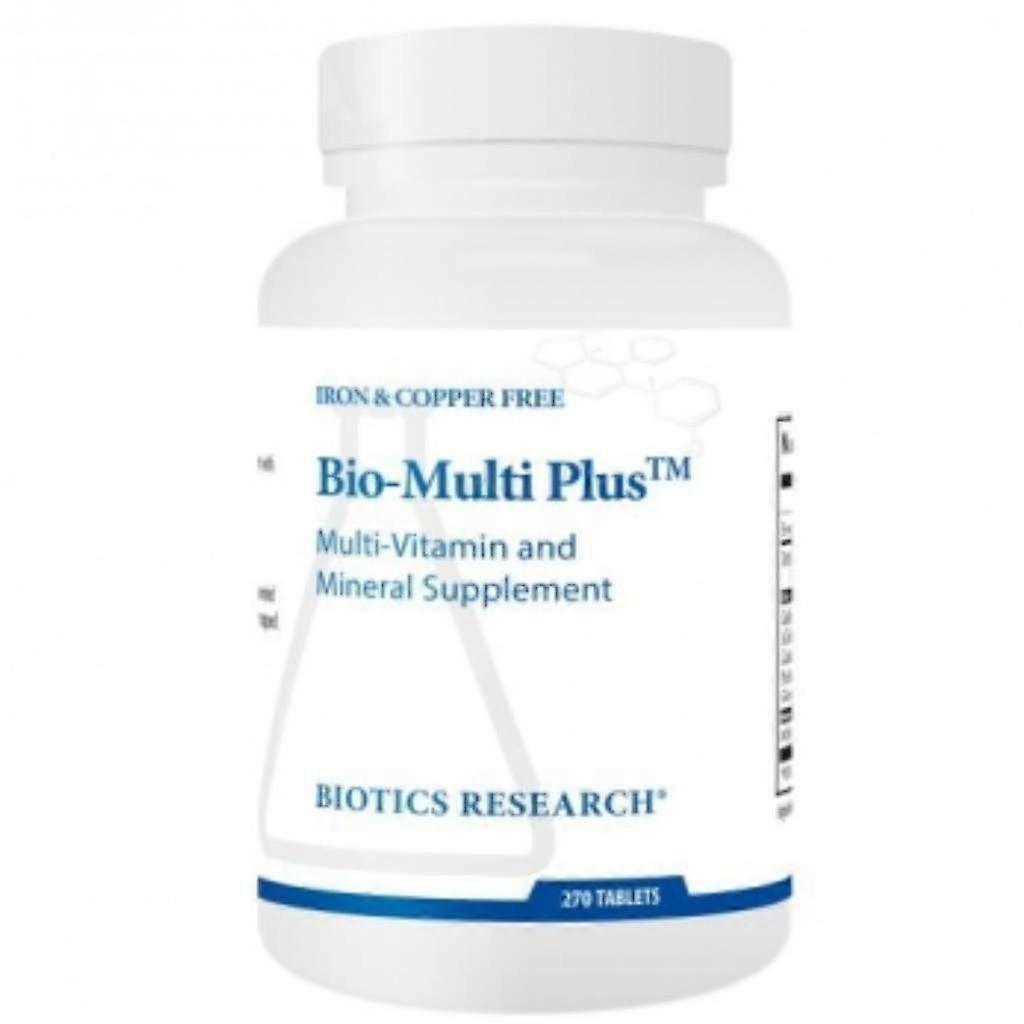 Biotics Research Bio-Multi-Plus Iron & Copper Free Tablets 270