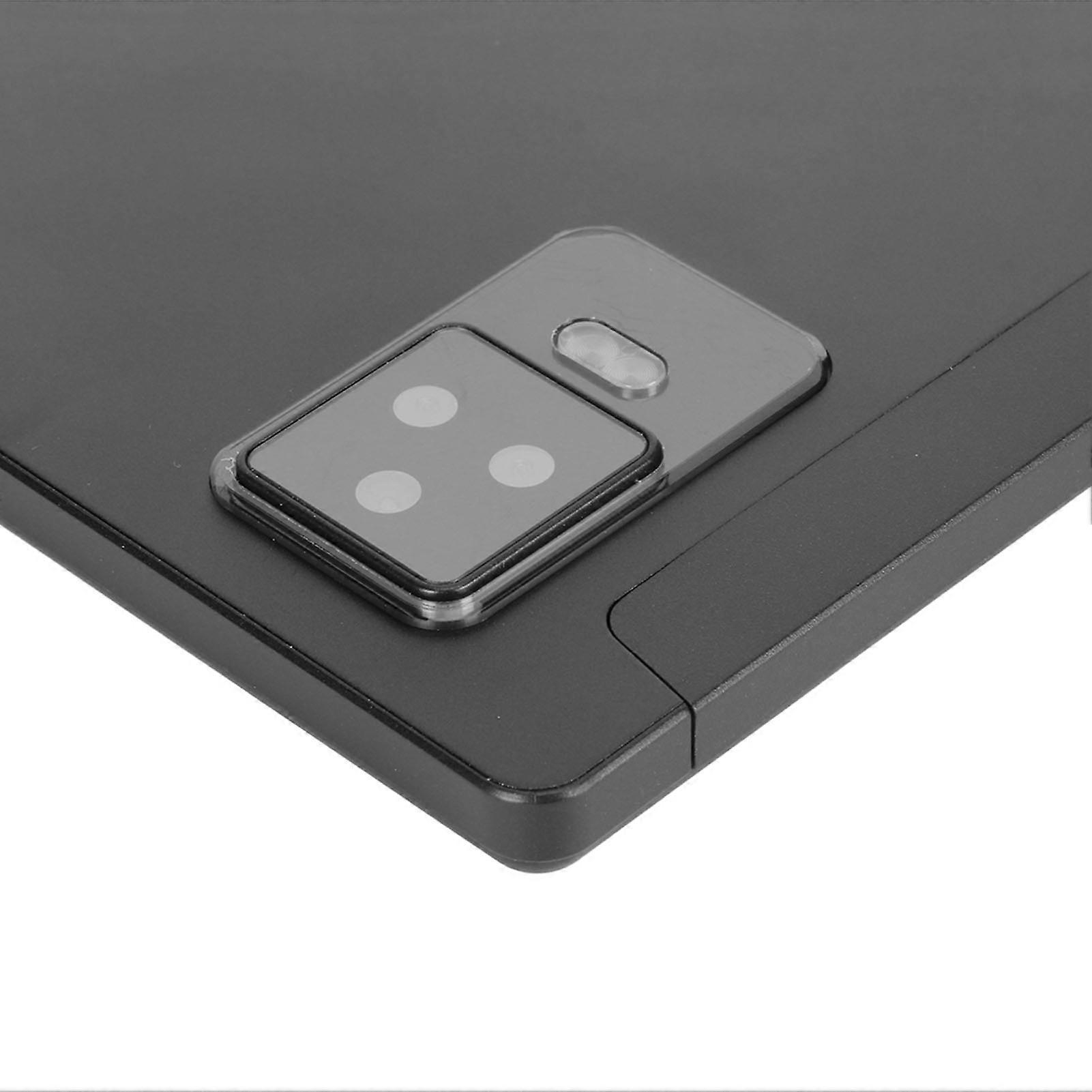 10.1 Inch 2 in 1 Tablet 8GB RAM 256GB ROM with Keyboard Case Android 12 Black US Plug