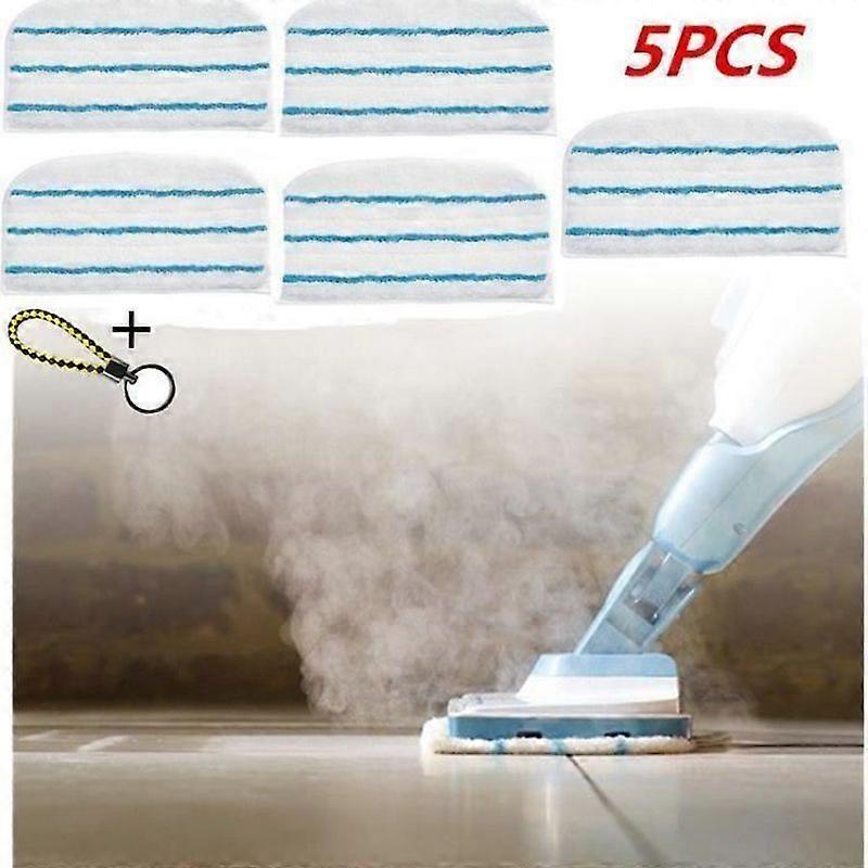 Pack of 5 Rectangular Microfiber Cloths for Black+Decker Steam Mops - Alternative to FSMP20 - for FSM1630FSM1616FSM1321
