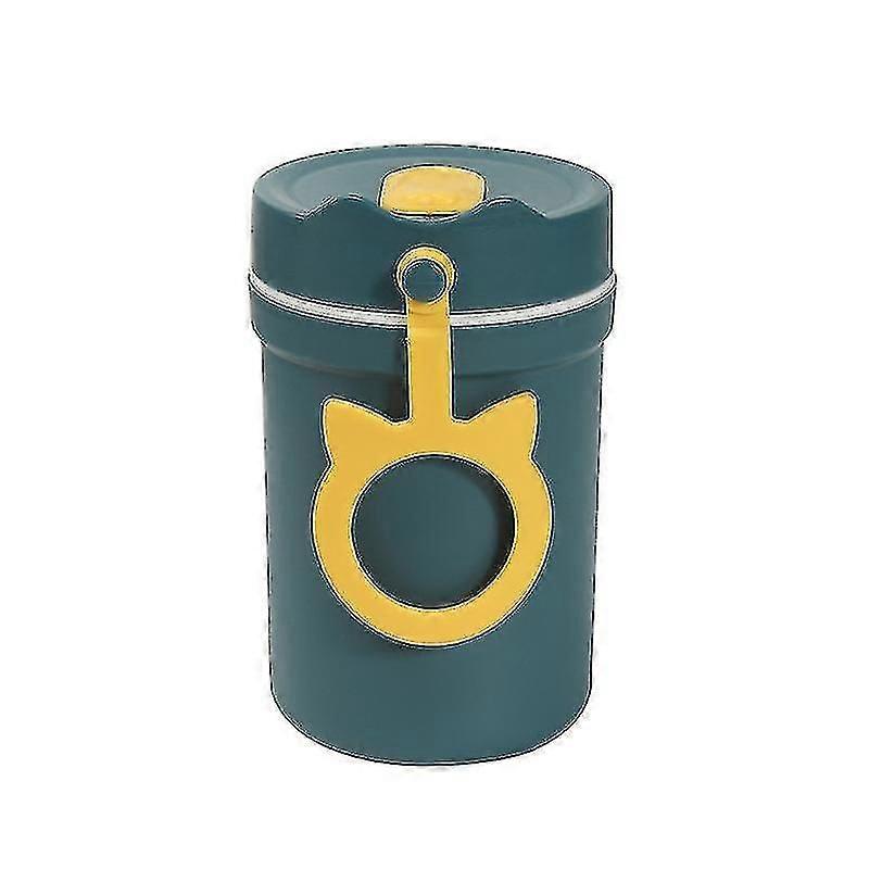 Double Oatmeal Cup With Lid Scoop(1pcs