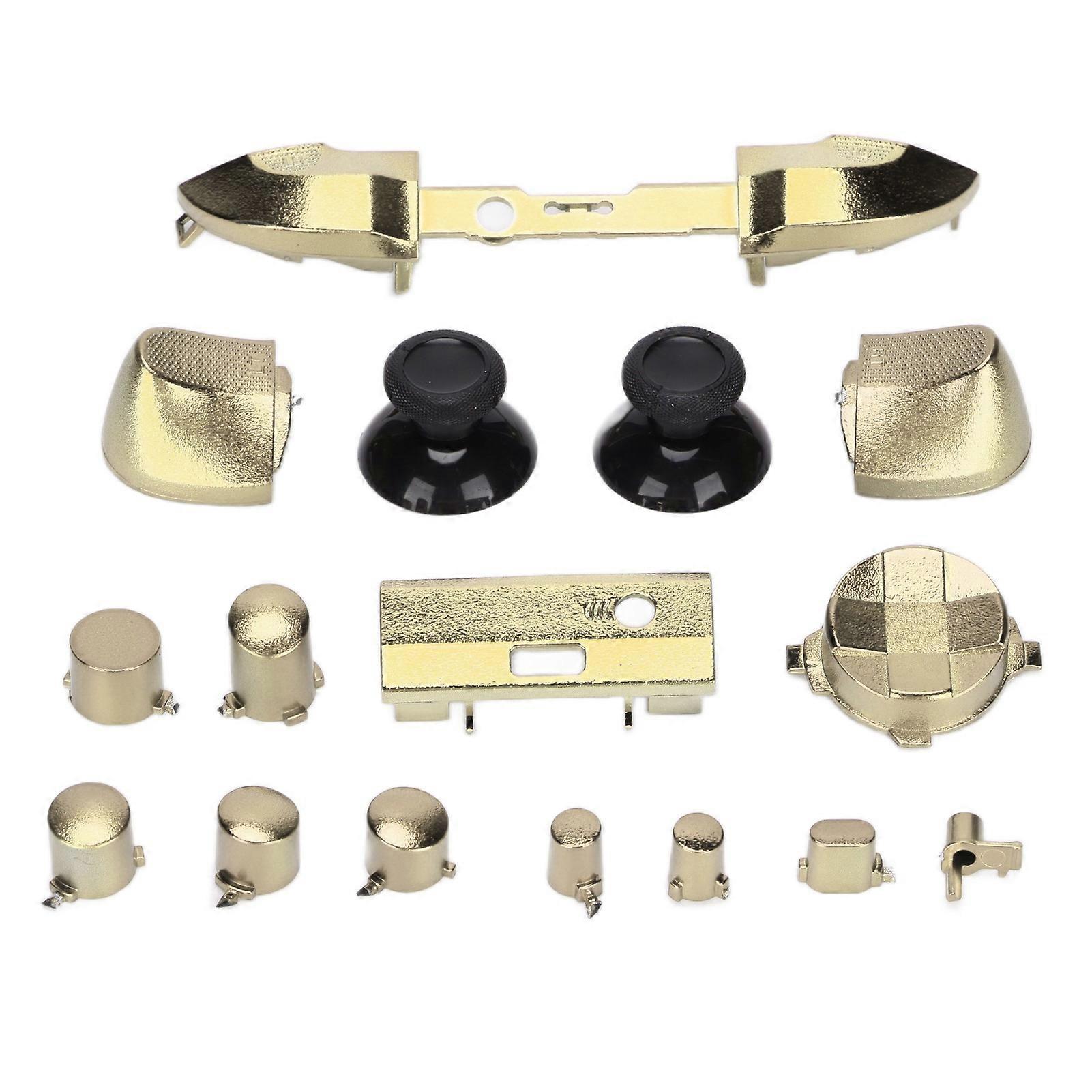 Full Game Controller Button Set Electroplating Replacement Handles Accessories for Xbox Series X