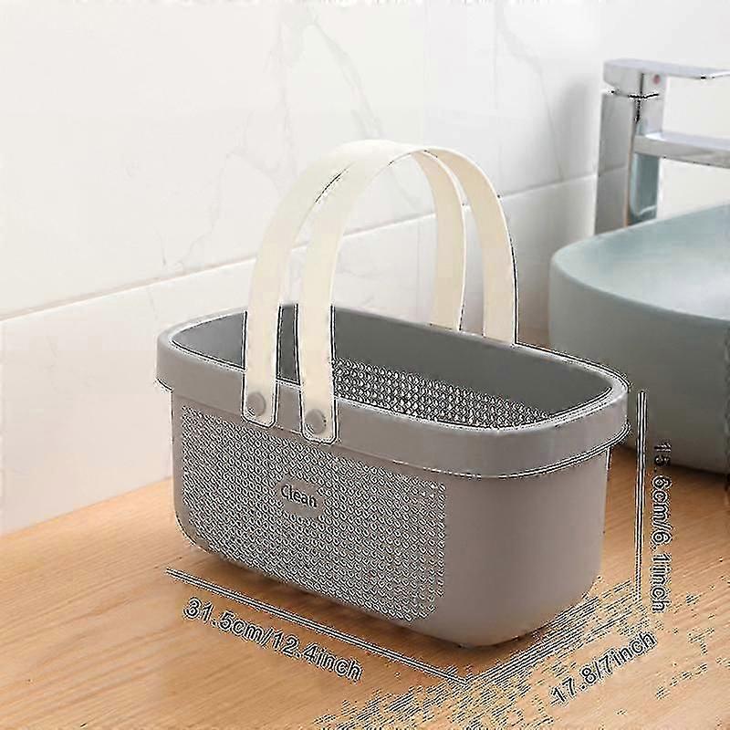 Prosty przenośny pusty plastikowy pojemnik do przechowywania w łazience Kosz do przechowywania Domu na przekąski spożywcze Zabawki