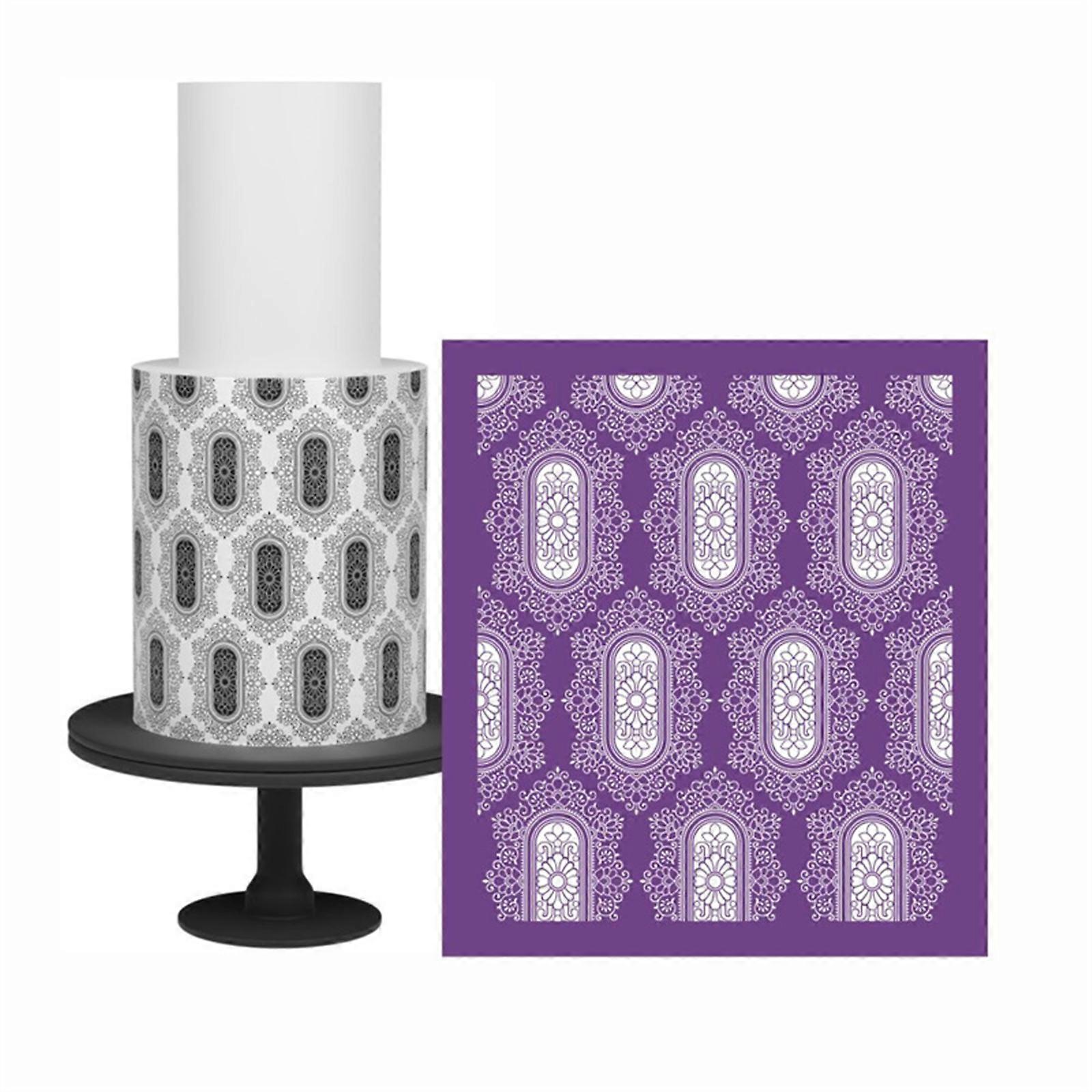 Cake Mesh Stencil Decorating Stencils Lace Grid Decoration Molds Template Multicolor