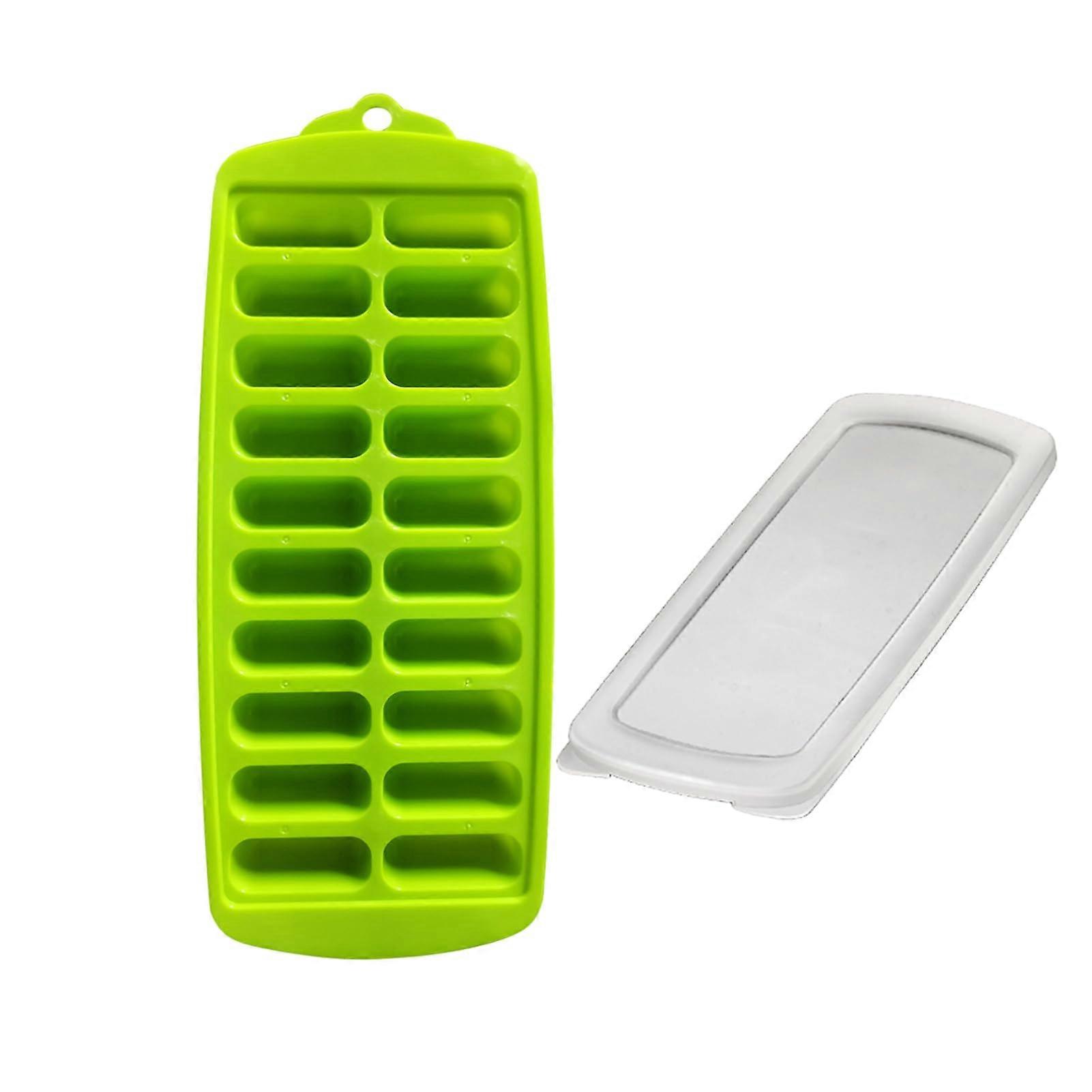 Silicone Large Ice Cube Mold with Lid for Cocktails and Beverages Large Size