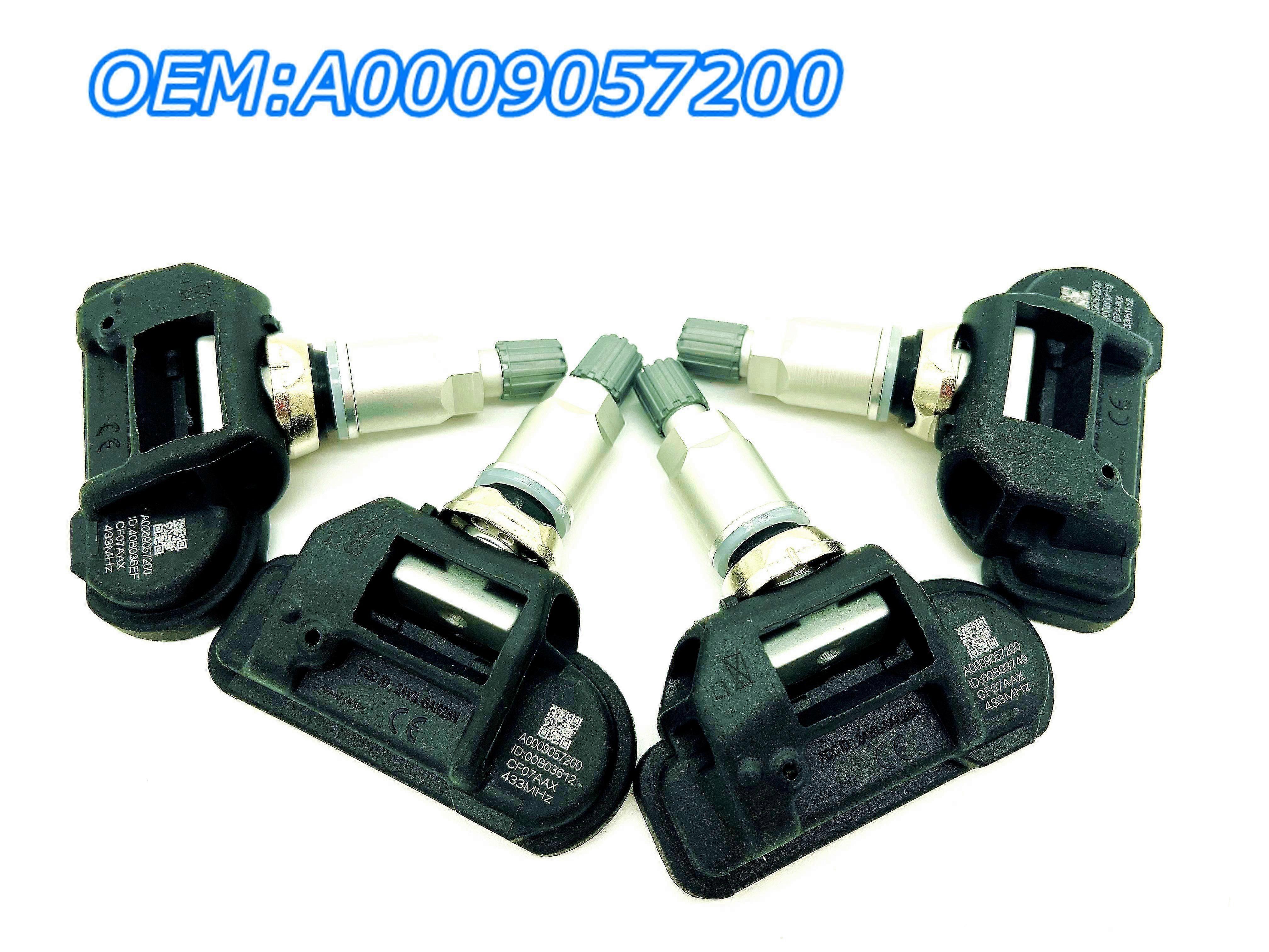 New 4 Pcs A0009057200vehicle Sensors Tire Pressure Monitoring For Mercedes-benz E-class W212 Gla-class X156 2009-2017 433mhz