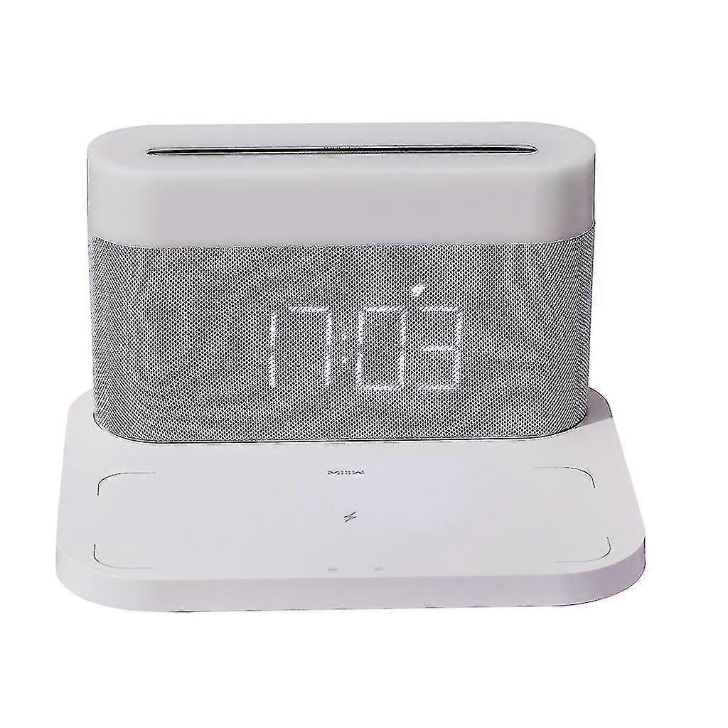Cellphone Wireless Charging Dock Bedside Night Light Desktop Digtal Alarm Clock
