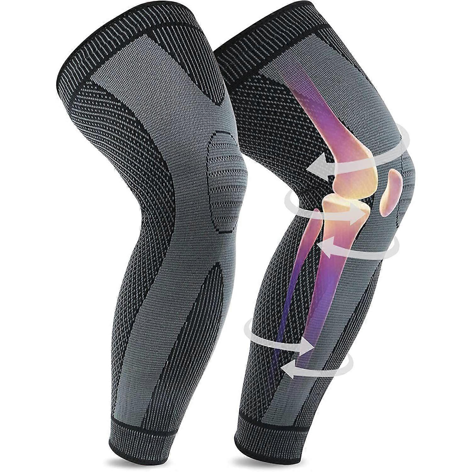 Knee Braces for Knee Pain Women & Men, Knee Compression Sleeves, Knee Support for Meniscus Tear, ACL, Arthritis(Pair,XL)