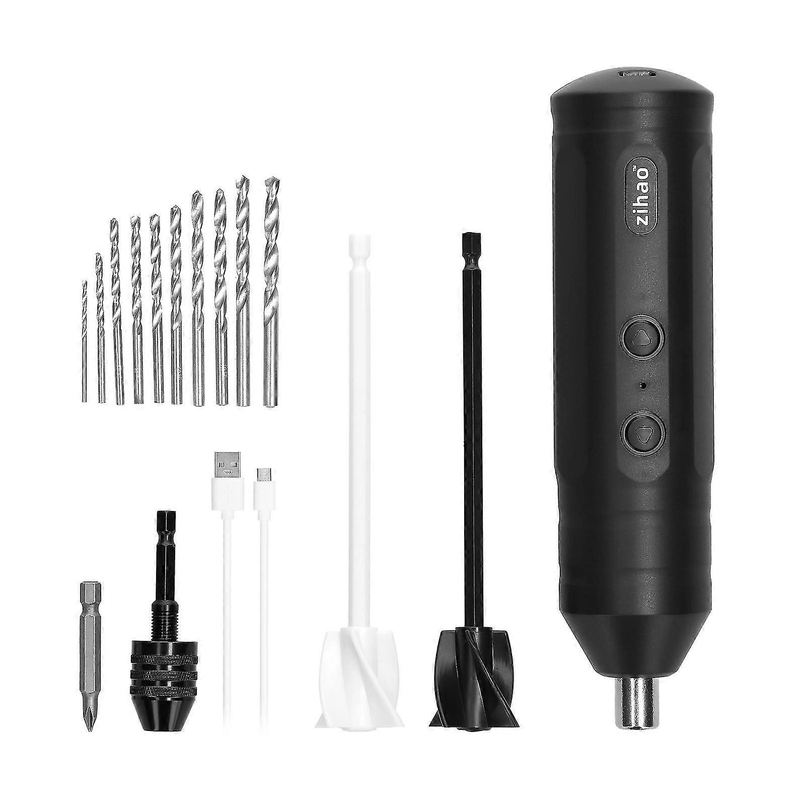 Rechargeable Handheld Electric Drill Cordless Screwdriver Set