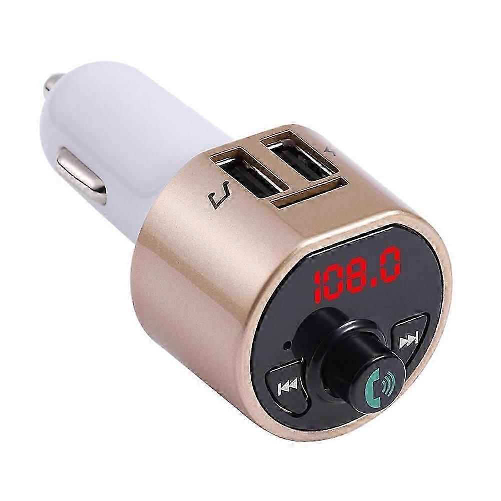 FM Transmitter Bluetooth Handsfree Car Kit Multifunction MP3 Player with Dual USB Charger