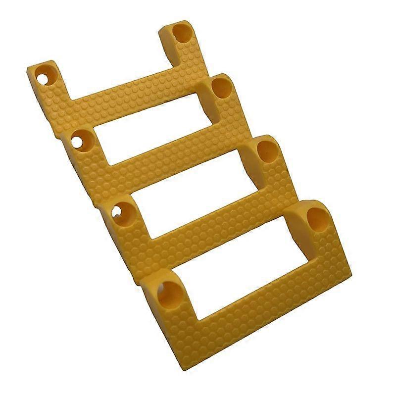 Tape Measure Holder Tool Storage for Garage Organization Tool Holder for Power Tool on Ladder, Work Bench 4 PCS Yellow