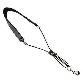 Adjustable Saxophone Neck Strap Slings Comfortable Harnesses PU Leather Padded Saxophone Neck Strap for Regular Beginners  brown